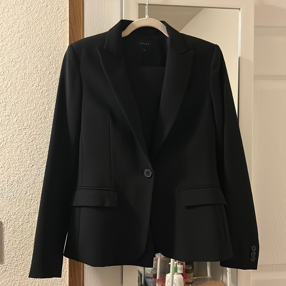 Theory black suits